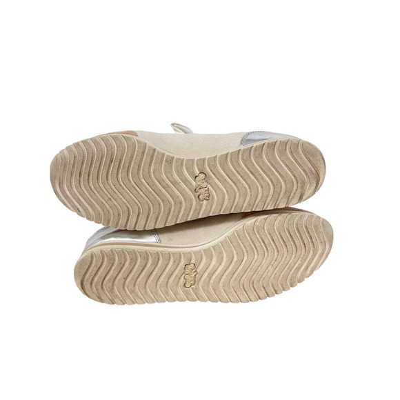 Coach IAN Sneakers~Blush/Silver~Suede "C" Detail~Size 8.5B - Picture 7 of 9